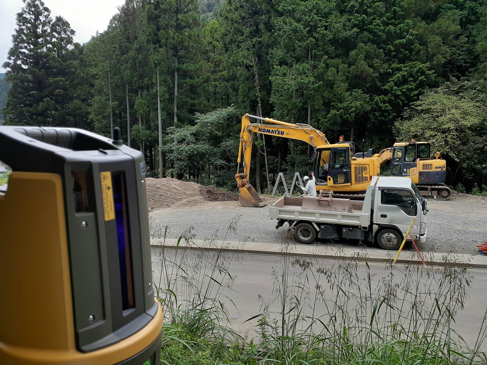 杭ナビショベル　山陽測器