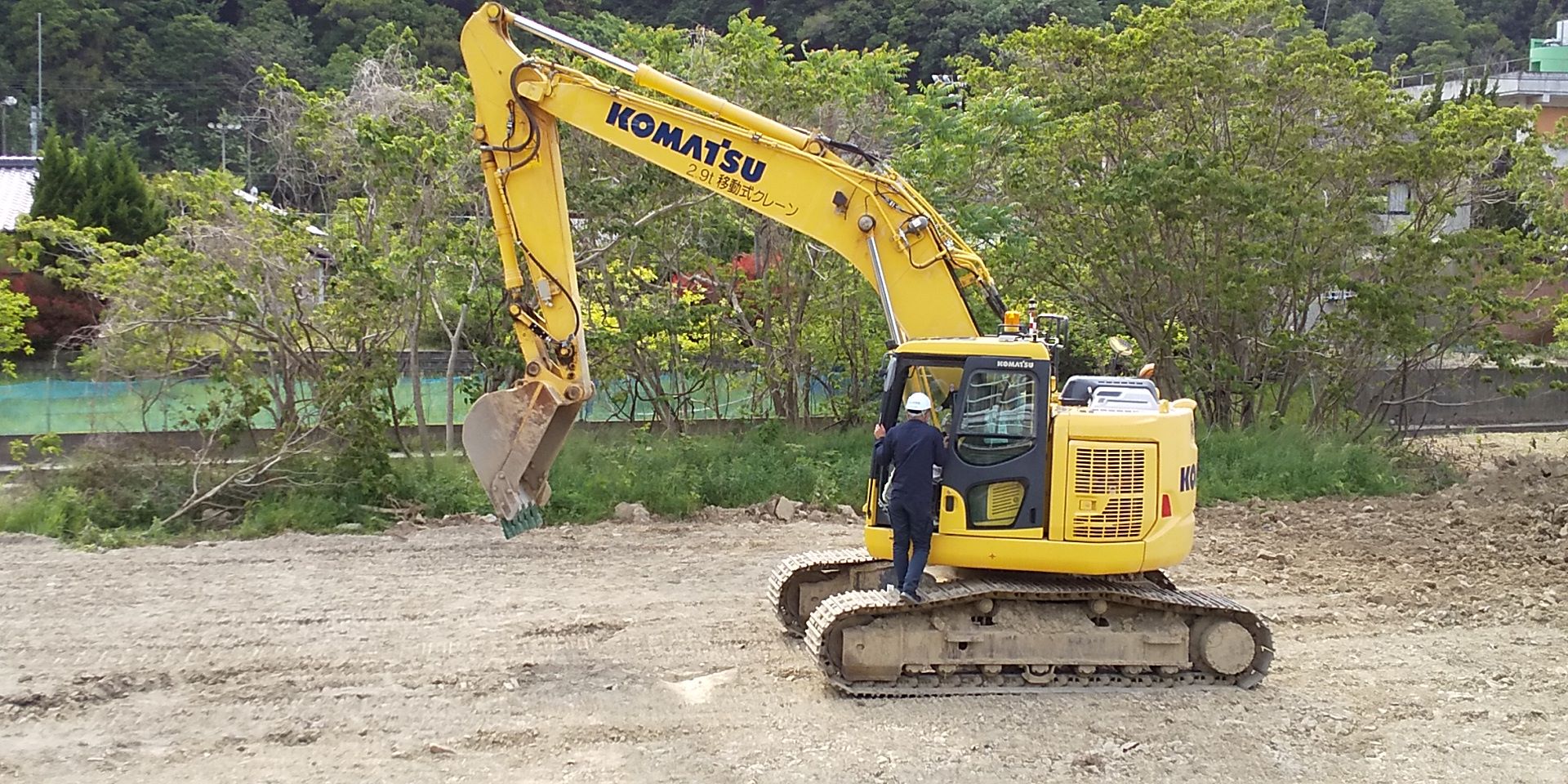 山陽測器　杭ナビショベル４