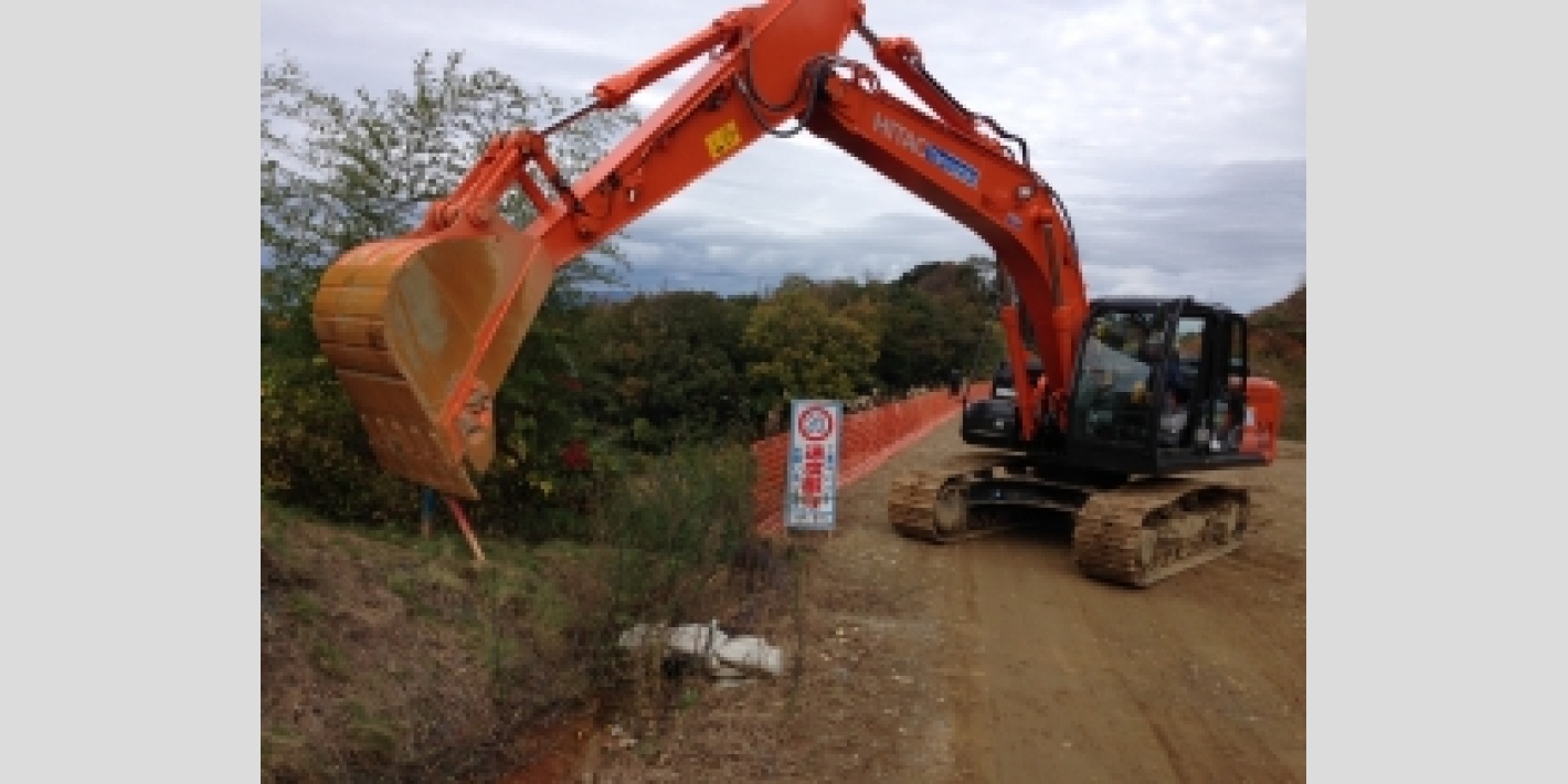 多岐朝山道路多岐地区改良第６工事1